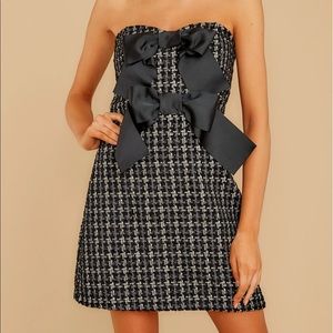 Little Black Tweed Dress